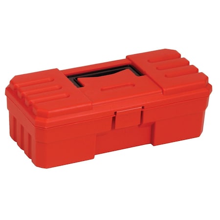 Quantum Storage Systems Tool Box, Polypropylene, Red, 12 in W x 5-1/2 in D x 4-1/8 in H TB12